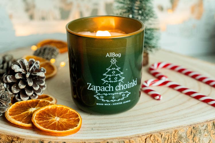 Świeca sojowa zapachowa Choinka