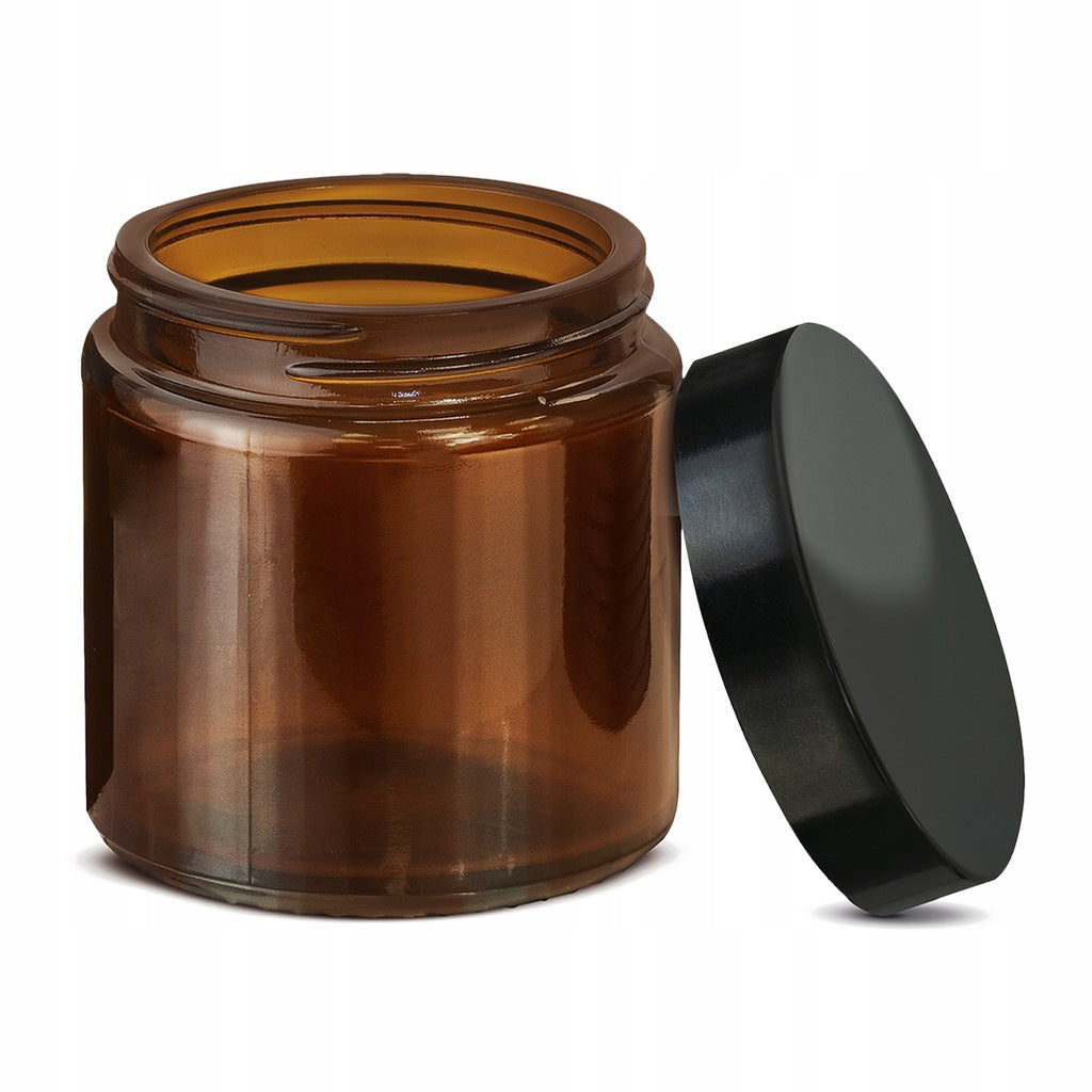 Brązowy słoik do świec zapachowych 120ml 5szt.