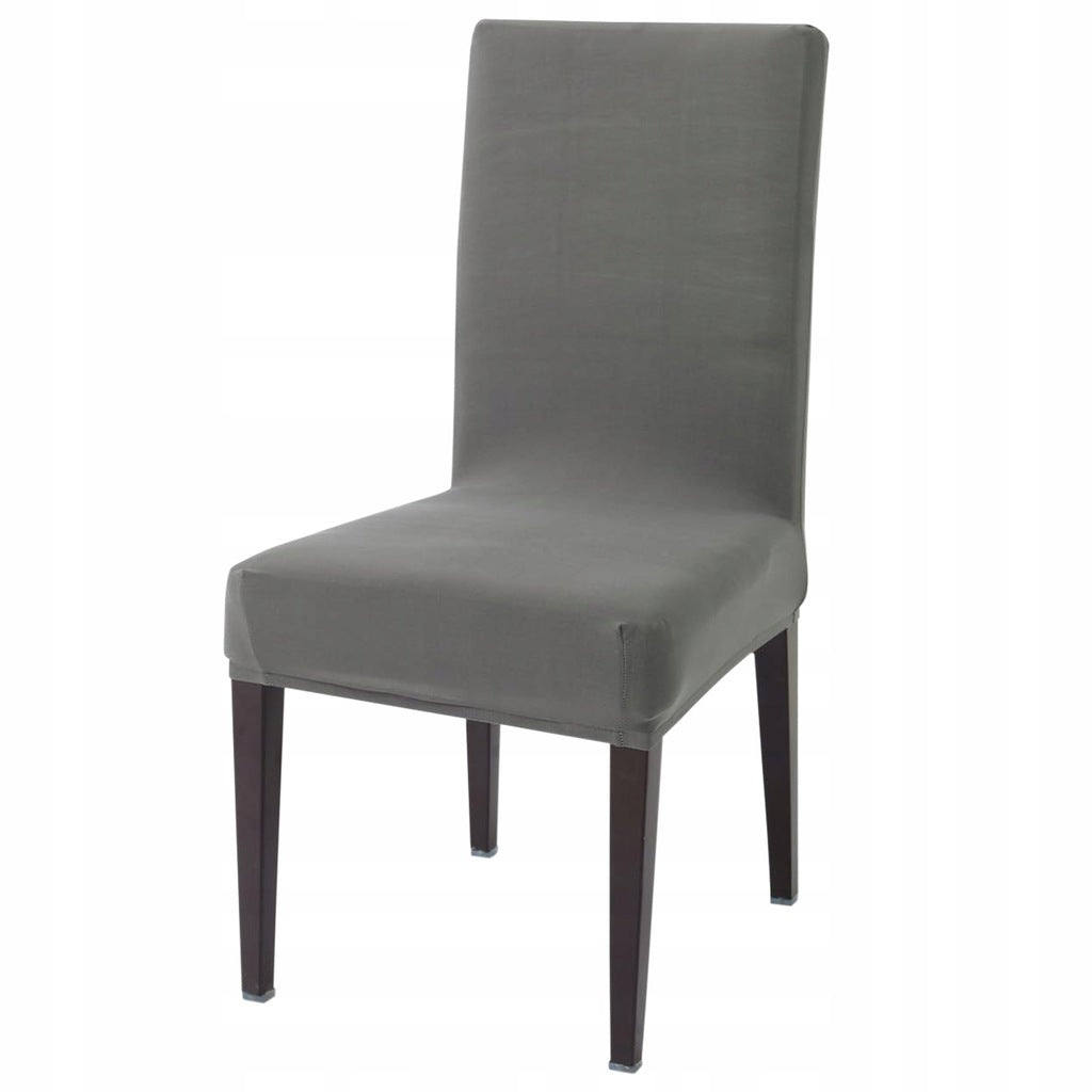 Pokrowiec na krzesło z gumką szary 1szt.