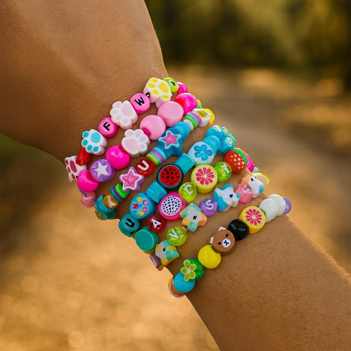 Zestaw koralików do robienia bransoletek DIY