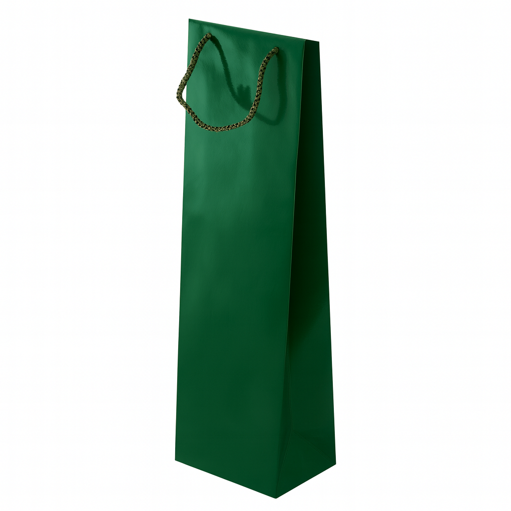 Torba laminowana z uchwytem sznurkowym 110x90x400mm Zielona