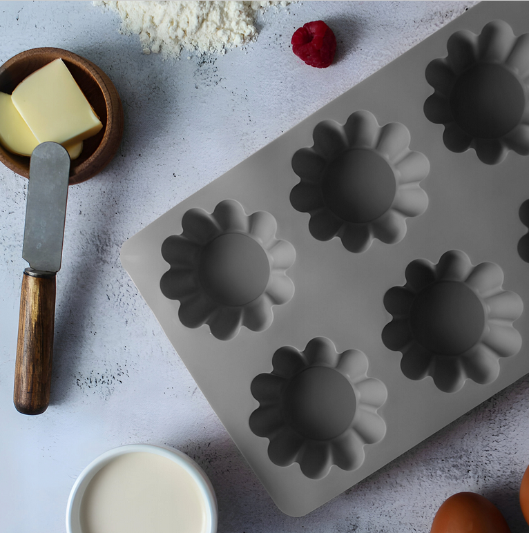 Foremki silikonowe do babeczek blacha 6 szt