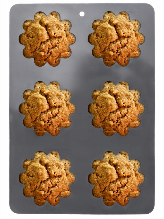 Foremki silikonowe do babeczek blacha 6 szt