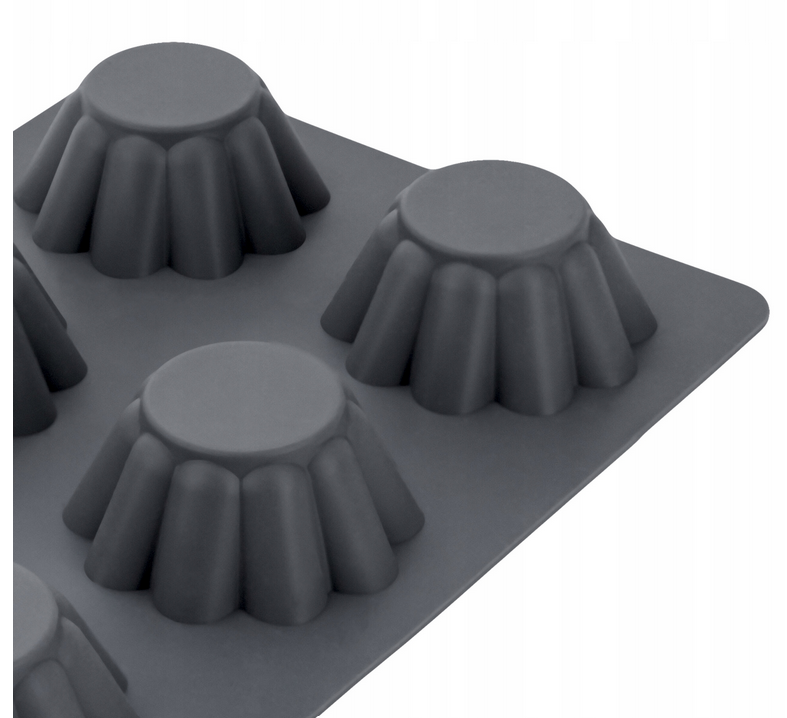 Foremki silikonowe do babeczek blacha 6 szt