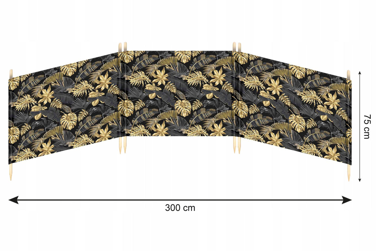 Parawan plażowy 3M ZŁOTE LIŚCIE