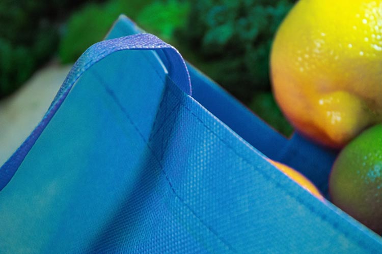 Torba polipropylenowa Niebieska 360x420mm Uchwyt: 70cm