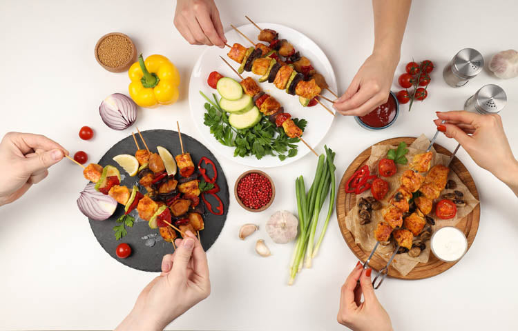 Patyczki drewniane do szaszłyków 30cm