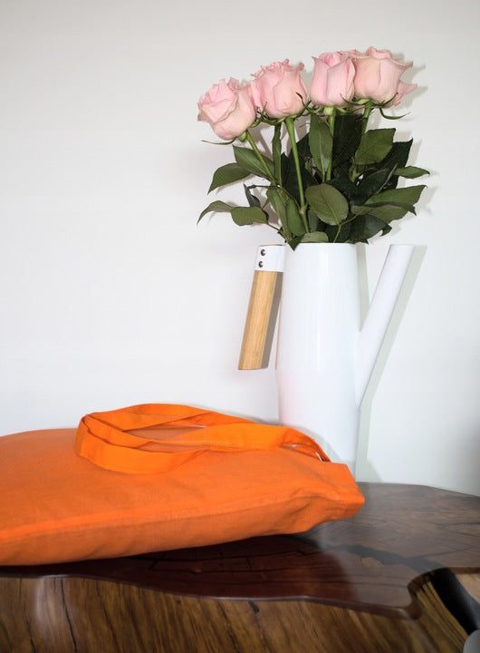 Torba bawełniana 380x420mm Pomarańczowa Uchwyt: 70 cm