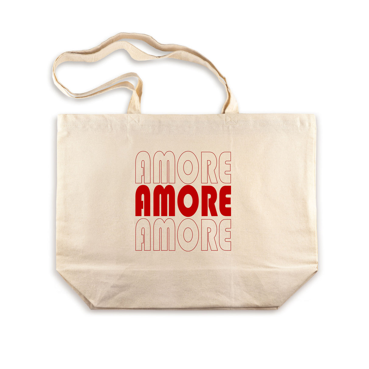 Torba bawełniana z zamkiem AMORE AMORE