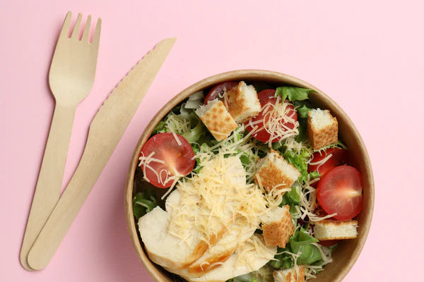 Ekologiczny nóż drewniany 16cm 100szt