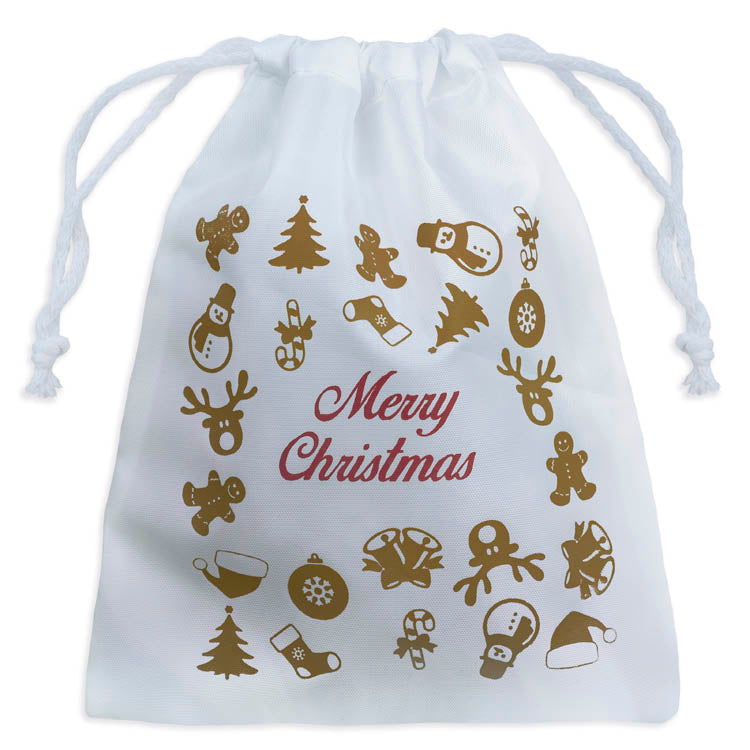 Woreczek poliestrowy 16x21cm Merry Christmas