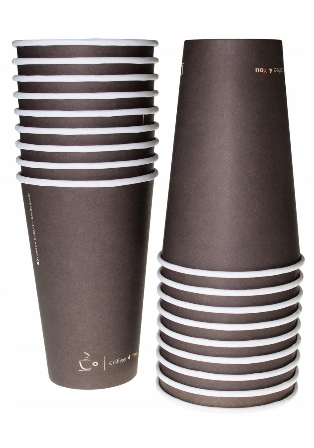 Kubeczki papierowe 400ml 50szt. COFFEE FOR YOU