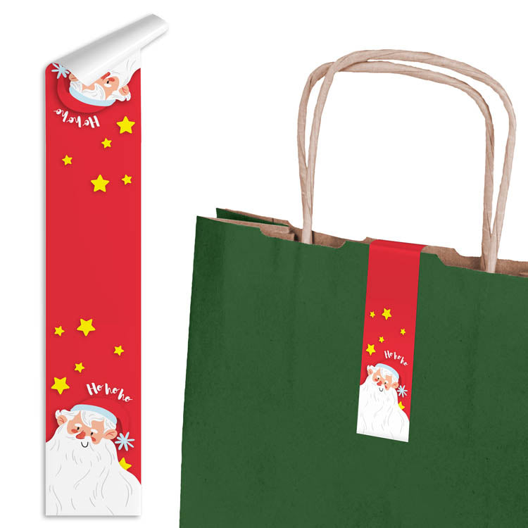 Naklejki świąteczne duże na prezenty ARKUSZ MIX