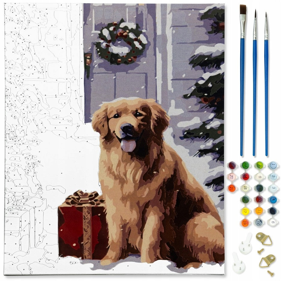 Malowanie po Numerach Pies 40x50 cm