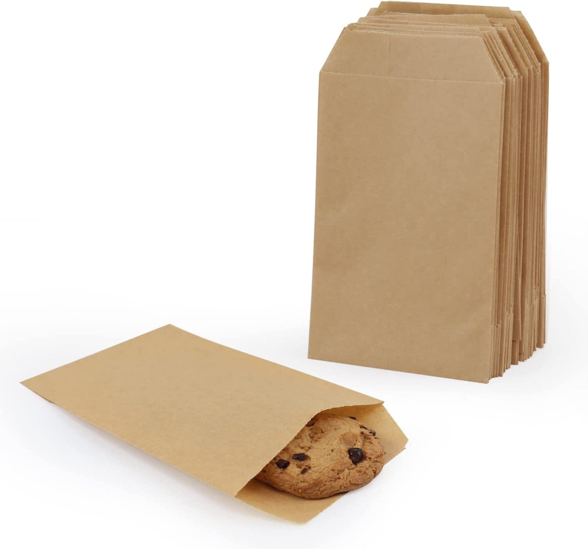 Torba fałdowa 70x110mm Brązowa 1000 szt.