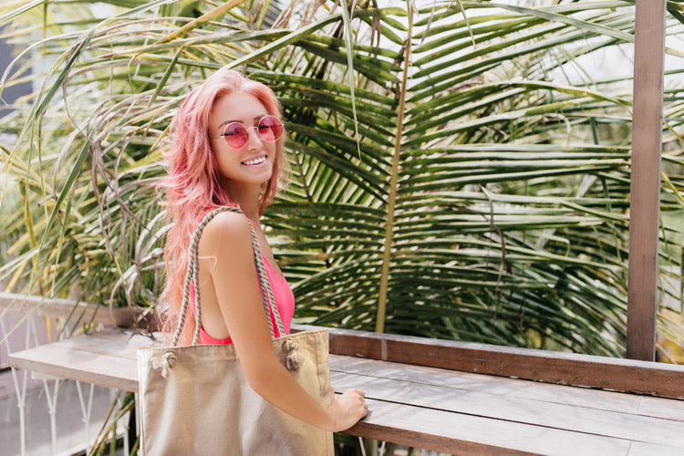 Torba bawełniana Ecru 420x140x140x380mm Plażowa