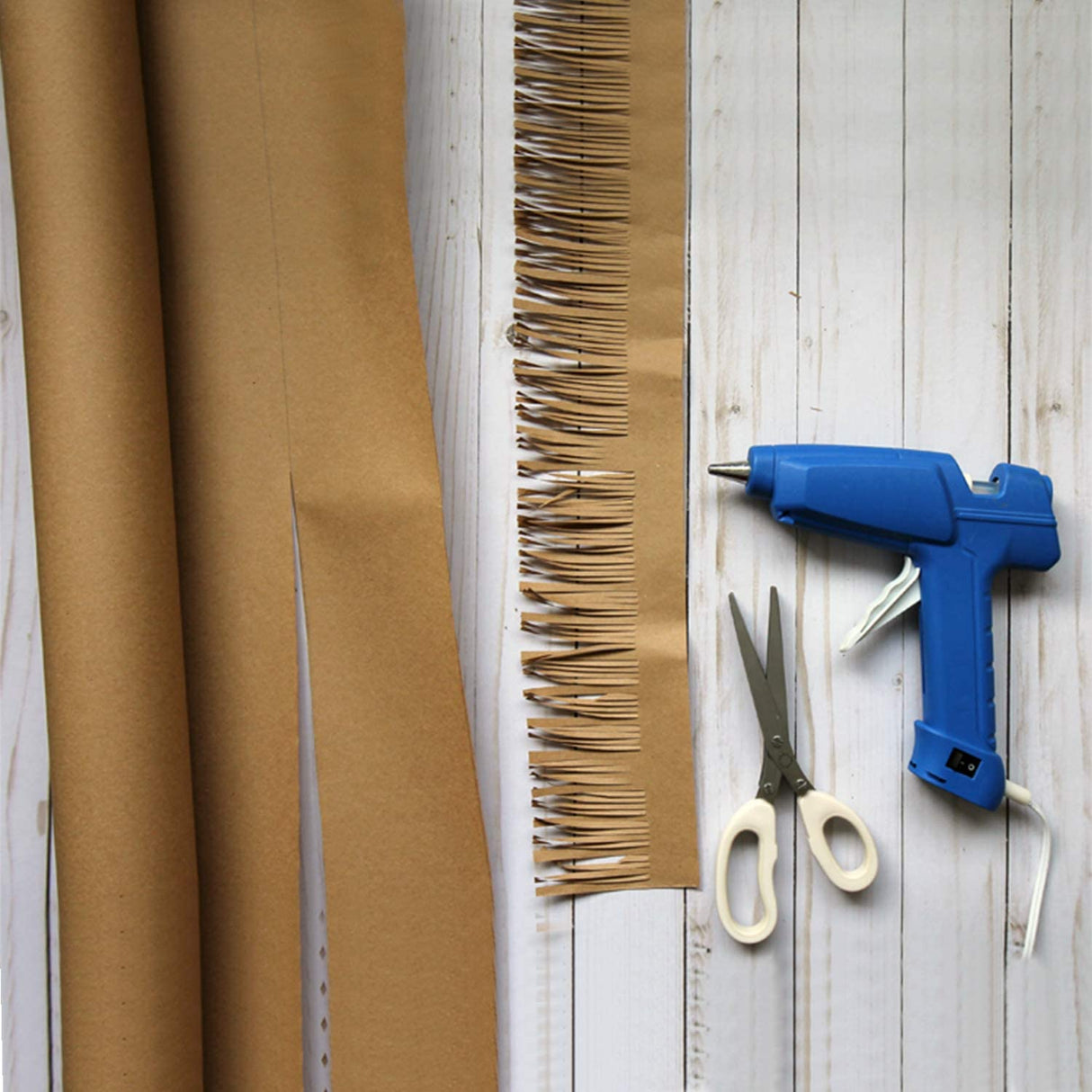 Papier pakowy KRAFT do prezentów i paczek 55cm/50m