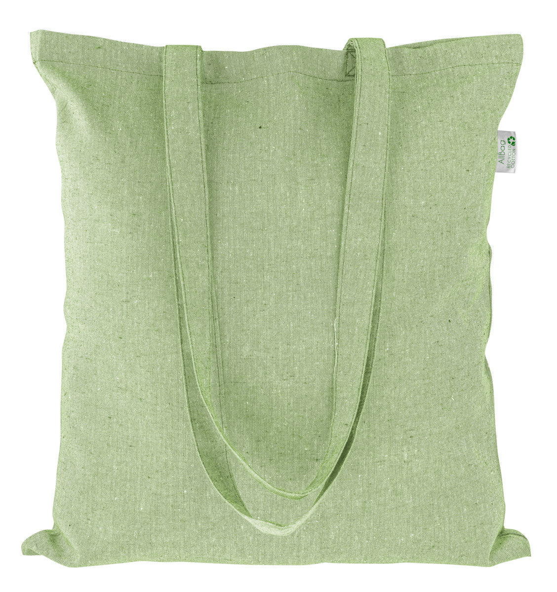 Torba bawełniana 380x420mm Zielona Uchwyt: 70cm