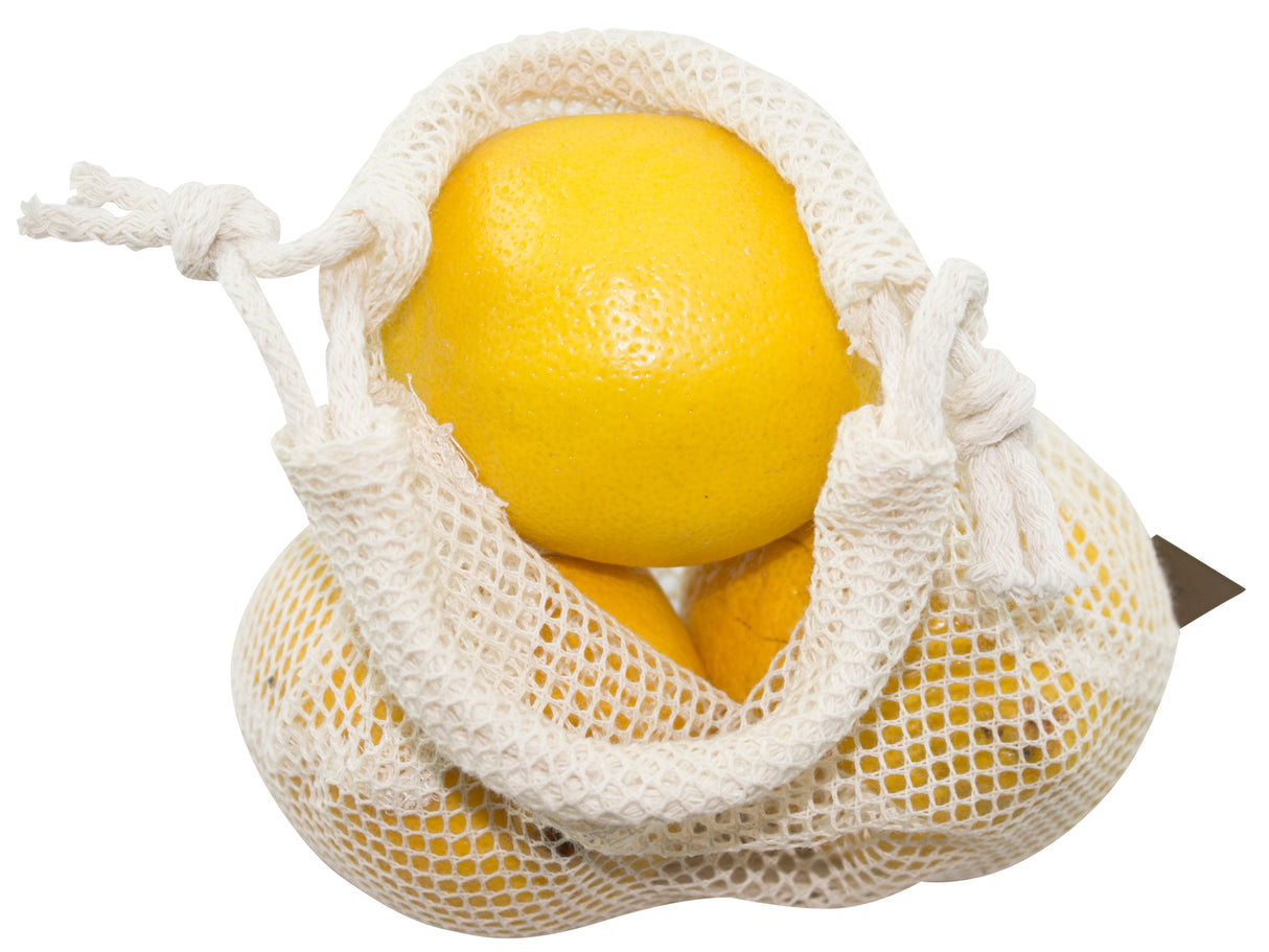 Worek z siatki bawełnianej 150x200mm Ecru