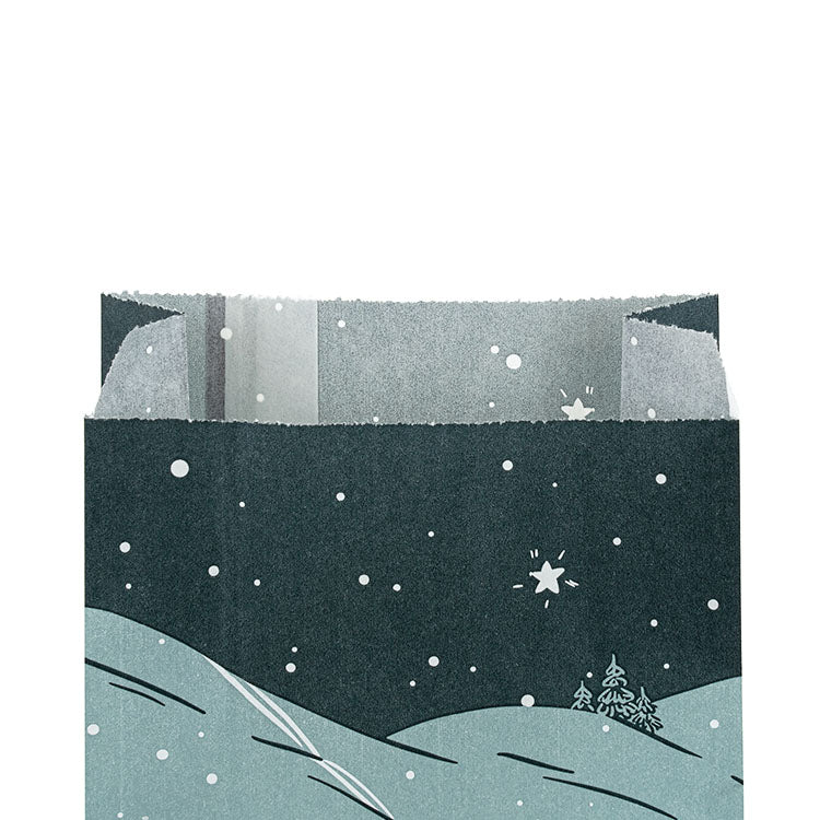 Torby papierowa świąteczne 120x50x220mm Choinka 25szt.