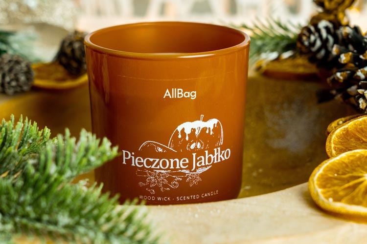 Świeca sojowa zapachowa PIECZONE JABŁKO