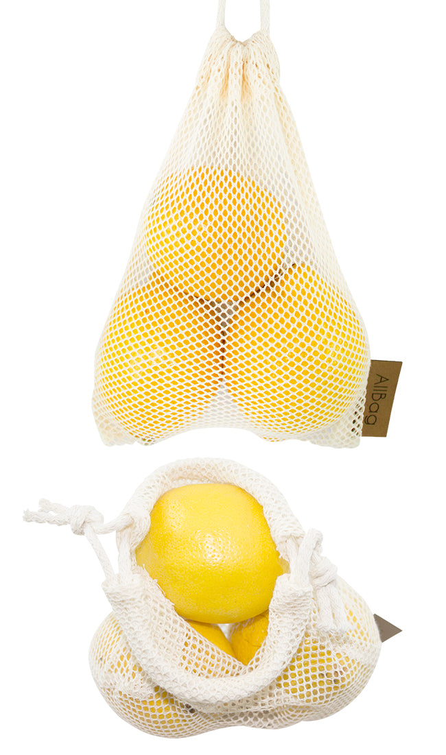 Worek z siatki bawełnianej 150x200mm Ecru