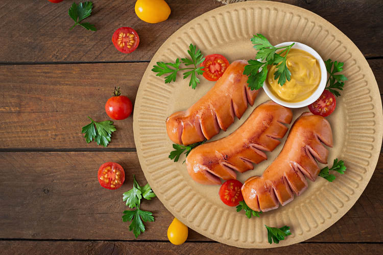 Talerzyki papierowe EKO 23cm 100szt