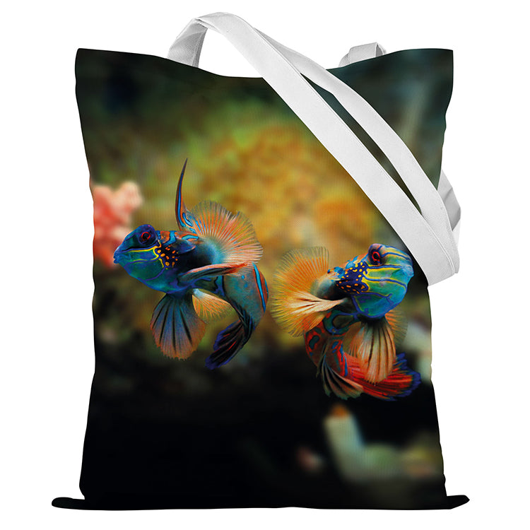 Torba bawełniana 350x450mm DWIE RYBKI