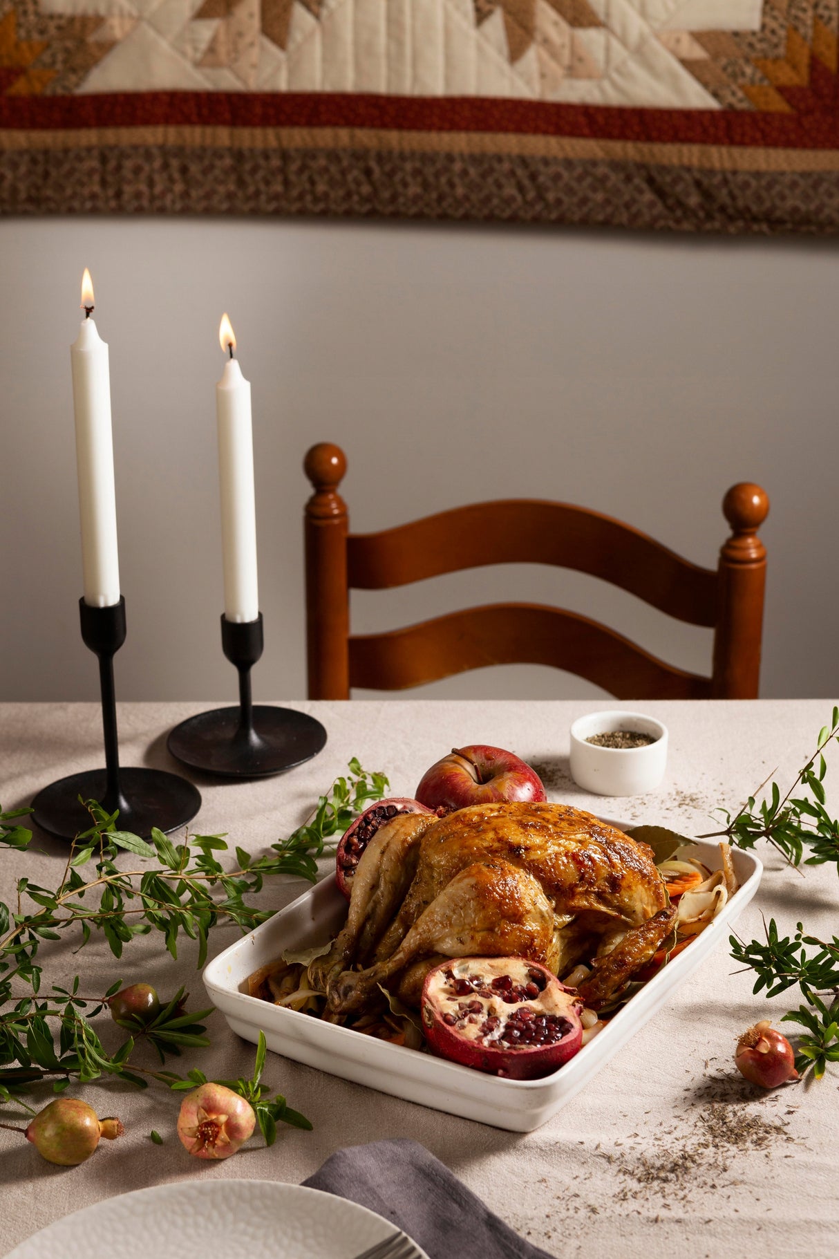 Tradycyjna Świeca Stołowa Biała 30szt.