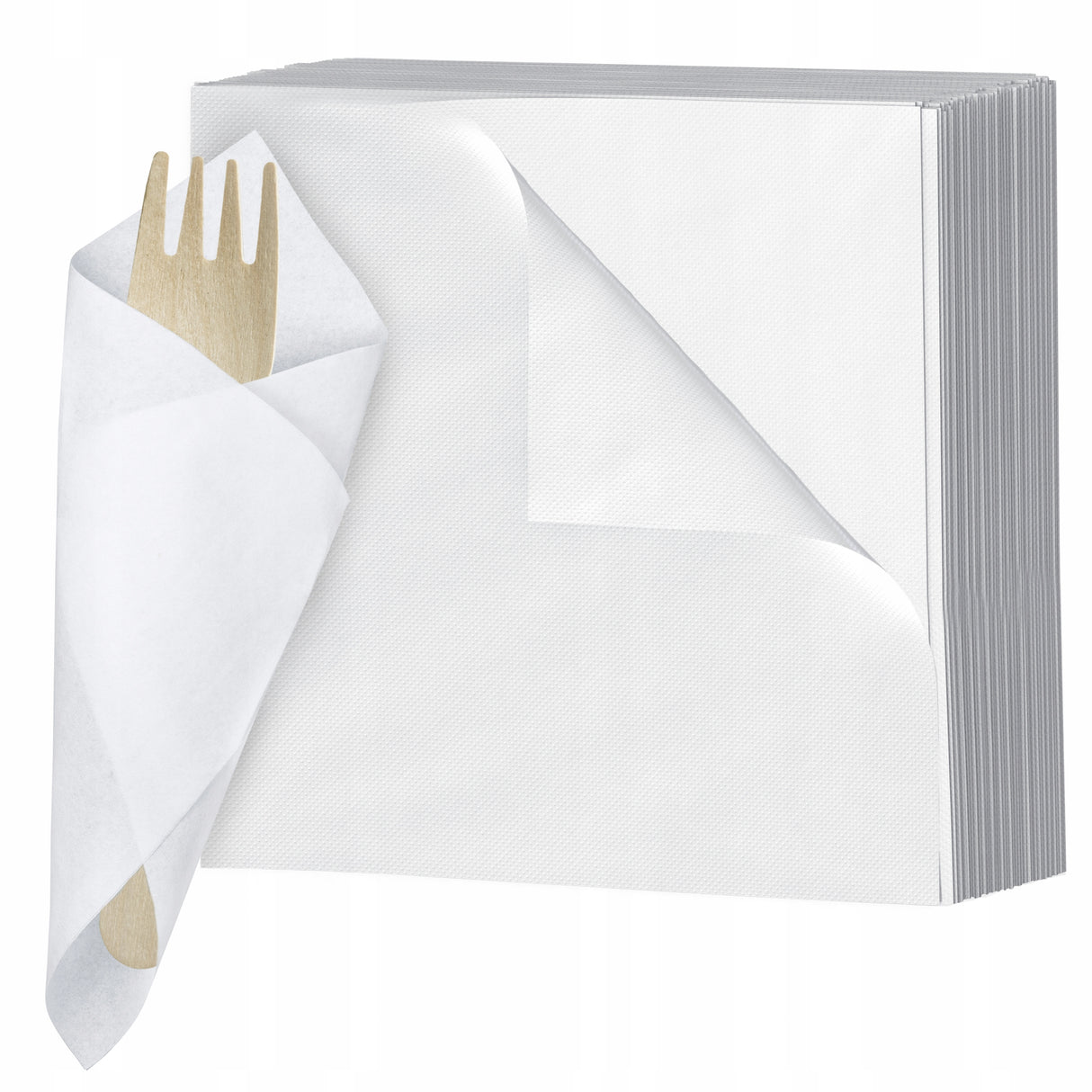 Serwetki Gastronomiczne BIAŁE 15x15cm 500szt.