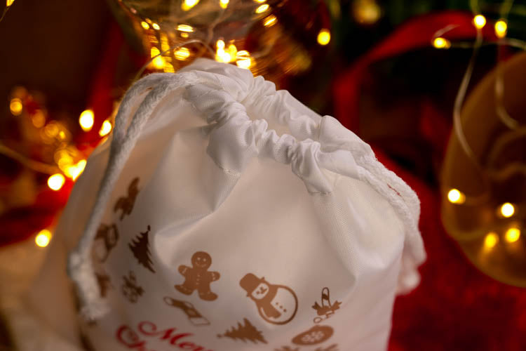 Woreczek poliestrowy 16x21cm Merry Christmas