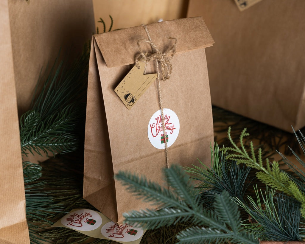 Naklejki świąteczne MERRY CHRISTMAS ozdobne 10szt.