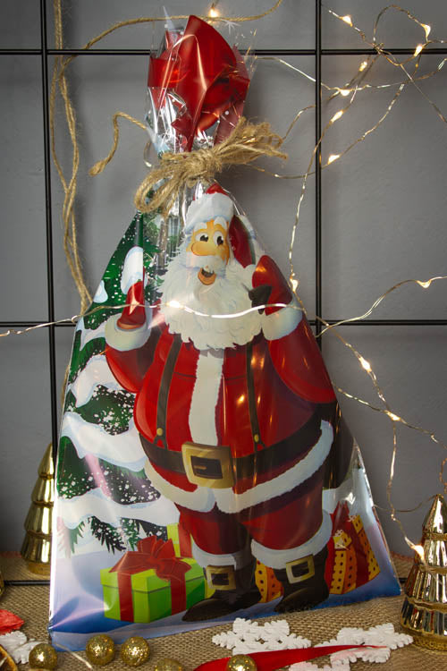 Worki celofanowe świąteczne folijki RÓŻNE WZORY 5szt.