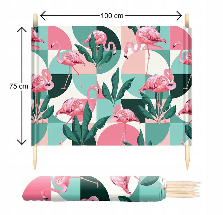 Parawan plażowy 3M FLAMINGI