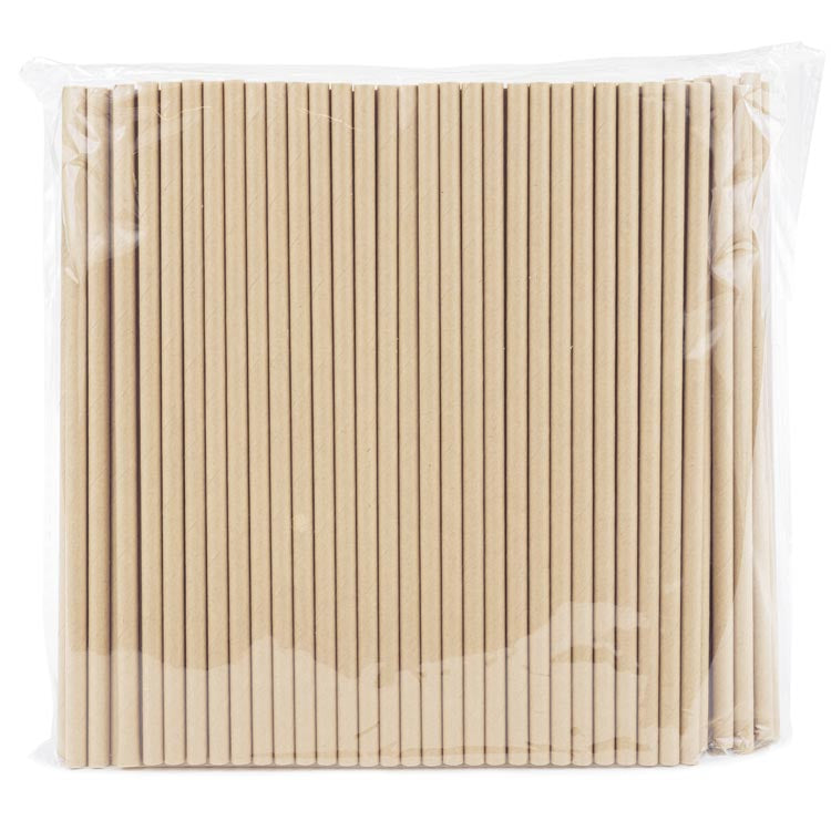 Słomki papierowe KRAFT 20cm ekologiczne 250szt