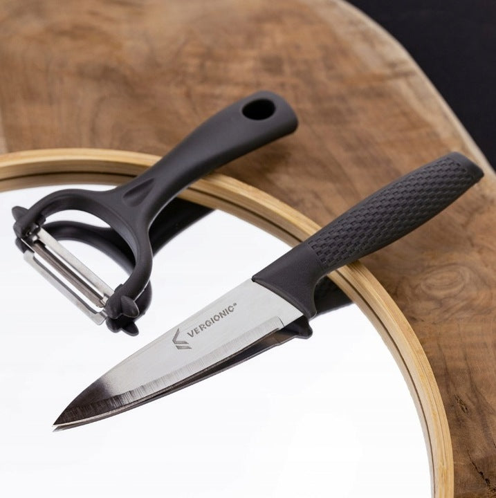 ZESTAW Nóż kuchenny + obieraczka