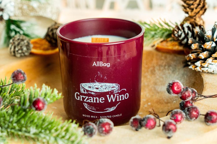Świeca sojowa zapachowa Grzane Wino