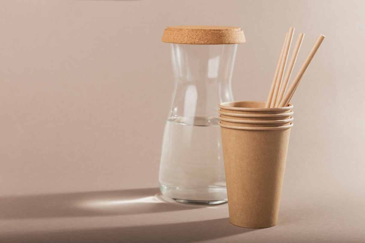 Kubeczki papierowe 250ml 100szt KRAFT