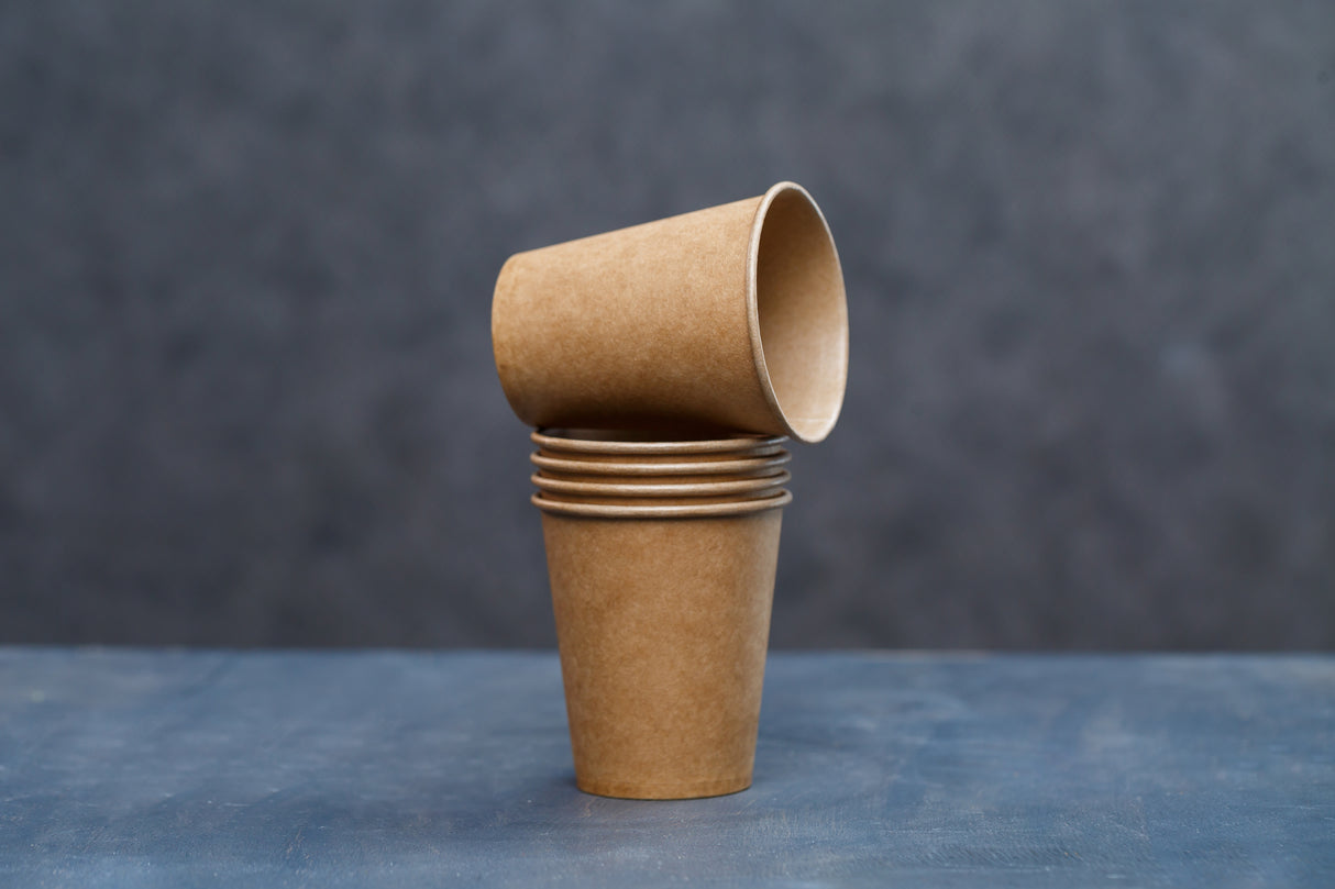 Kubeczki papierowe 250ml 100szt KRAFT