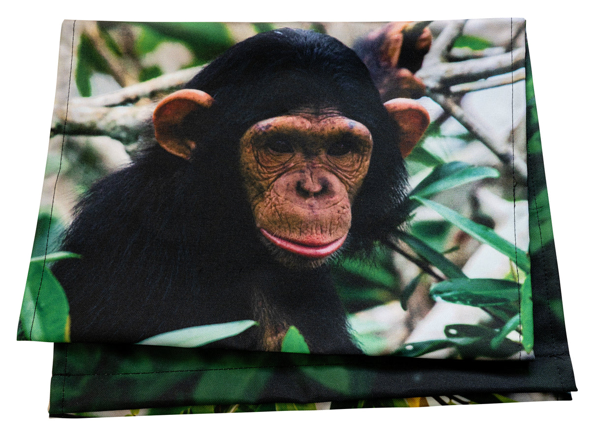 Leżak drewniany z nadrukiem MAŁPA