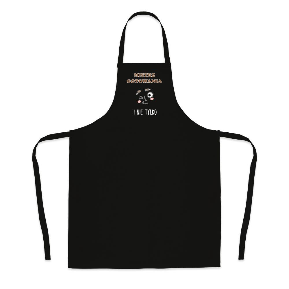 Fartuch kuchenny bawełniany MISTRZ GOTOWANIA I NIE TYLKO