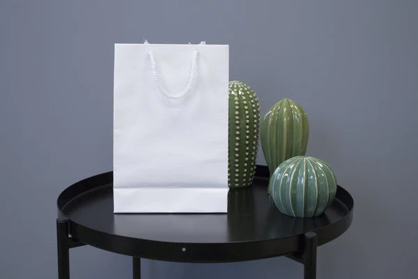 Torba papierowa ECO prestige 170x70x250mm Biała