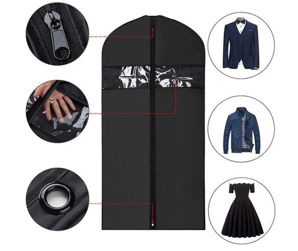 Ochronny pokrowiec na ubrania 100x60 cm