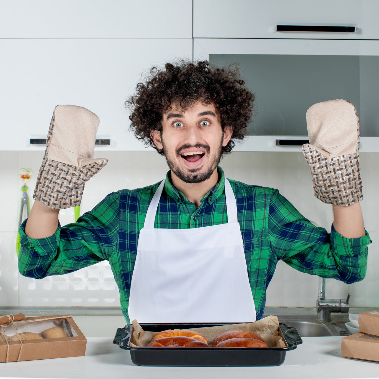 Fartuch kuchenny Biały