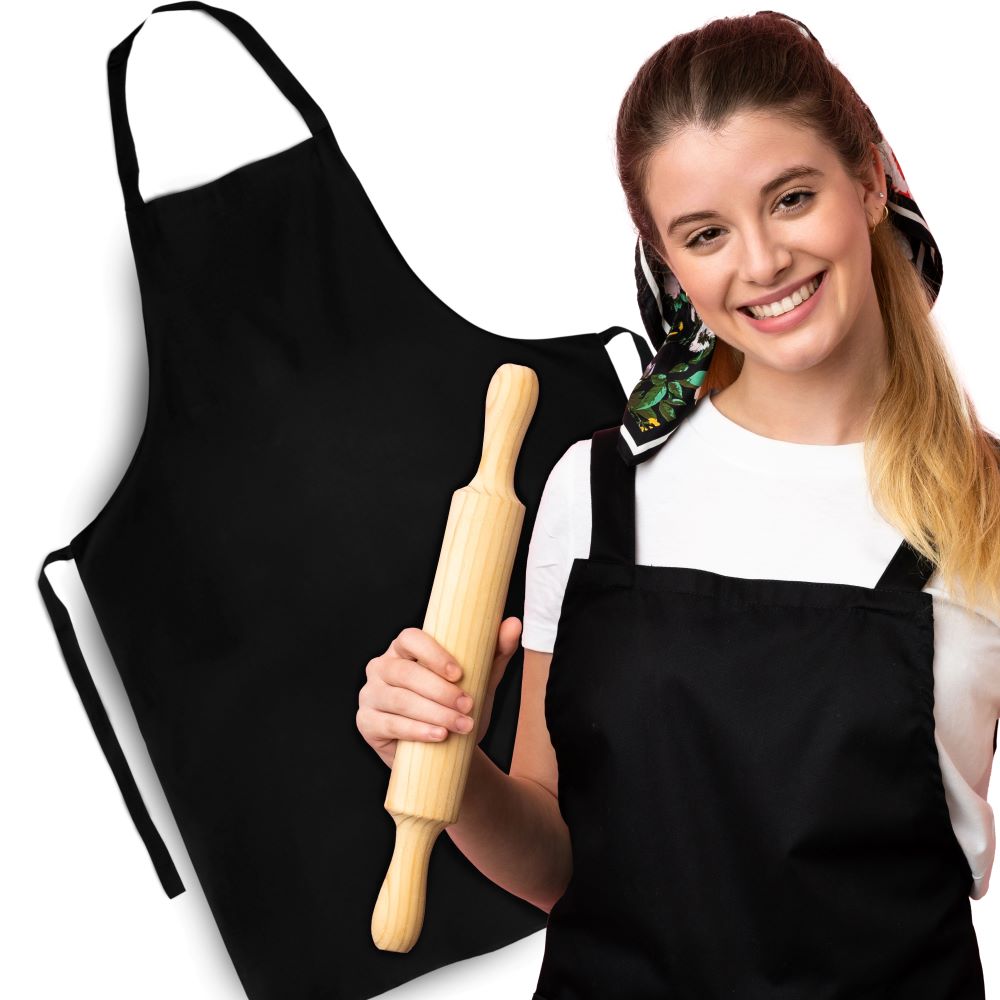 Fartuch kuchenny CZARNY