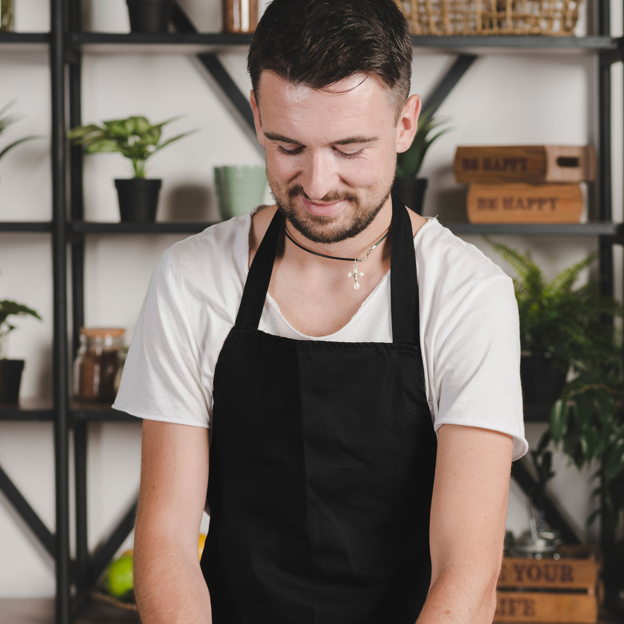 Fartuch kuchenny CZARNY