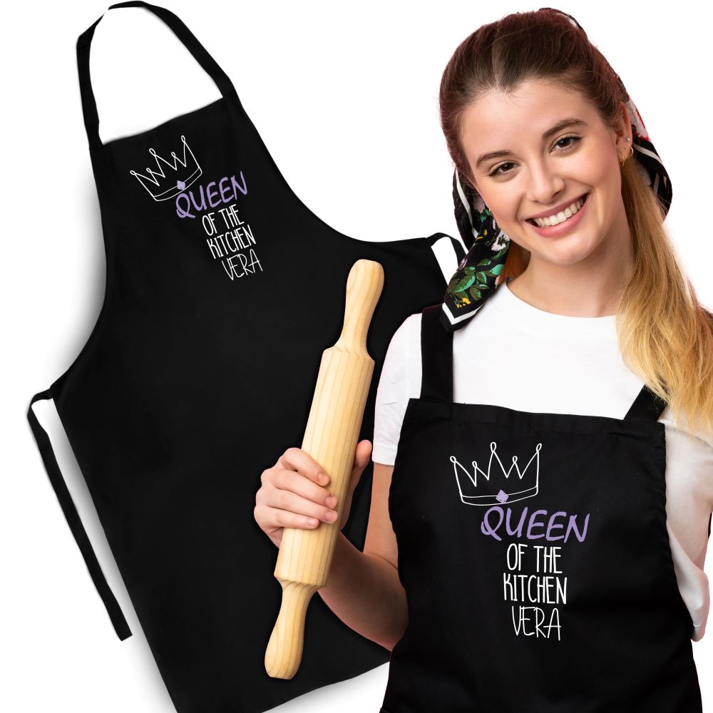 Fartuch kuchenny bawełniany QUEEN OF THE KITCHEN