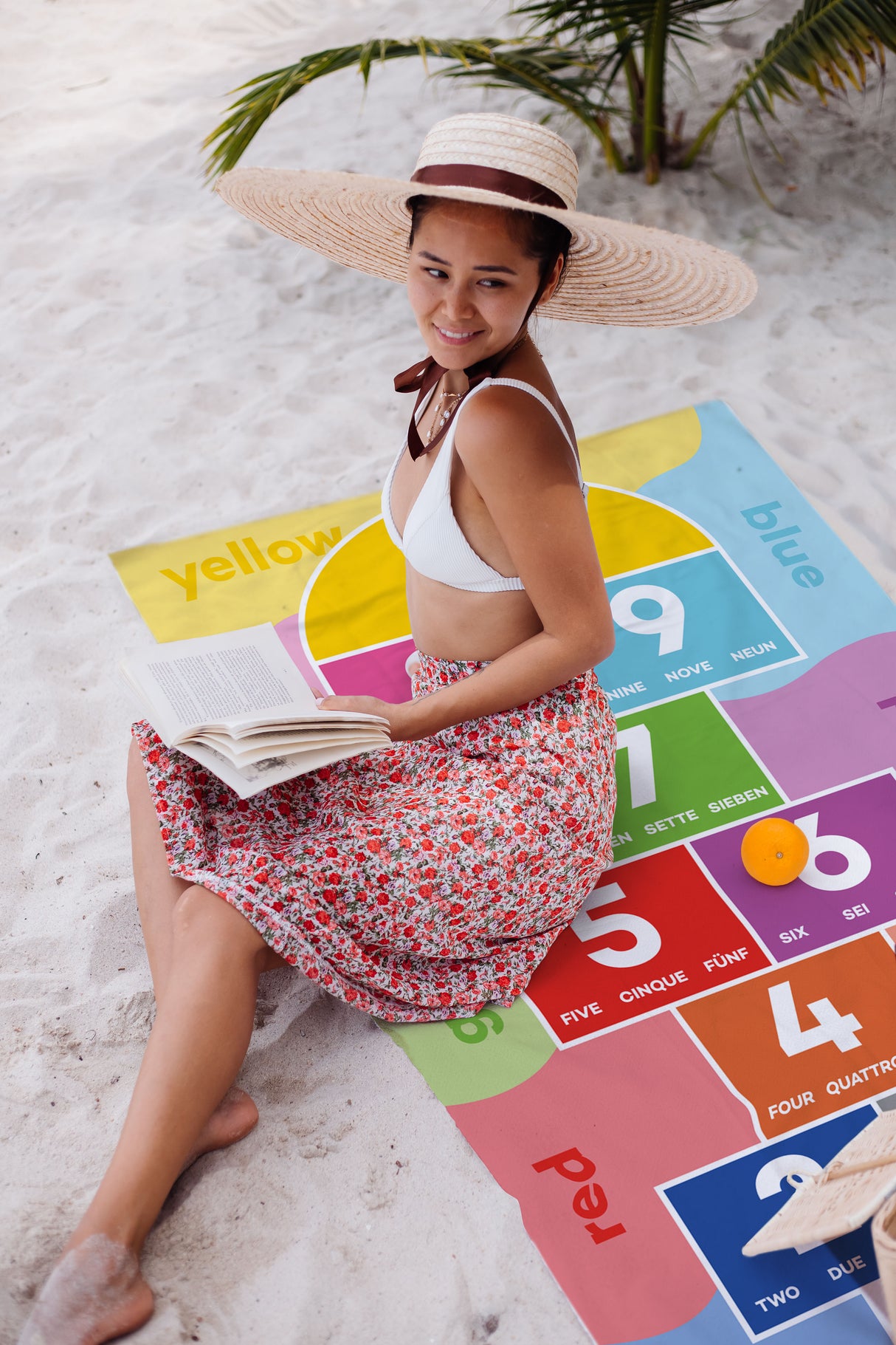 Szybkoschnący Ręcznik Plażowy GRA W KLASY 150x80 cm