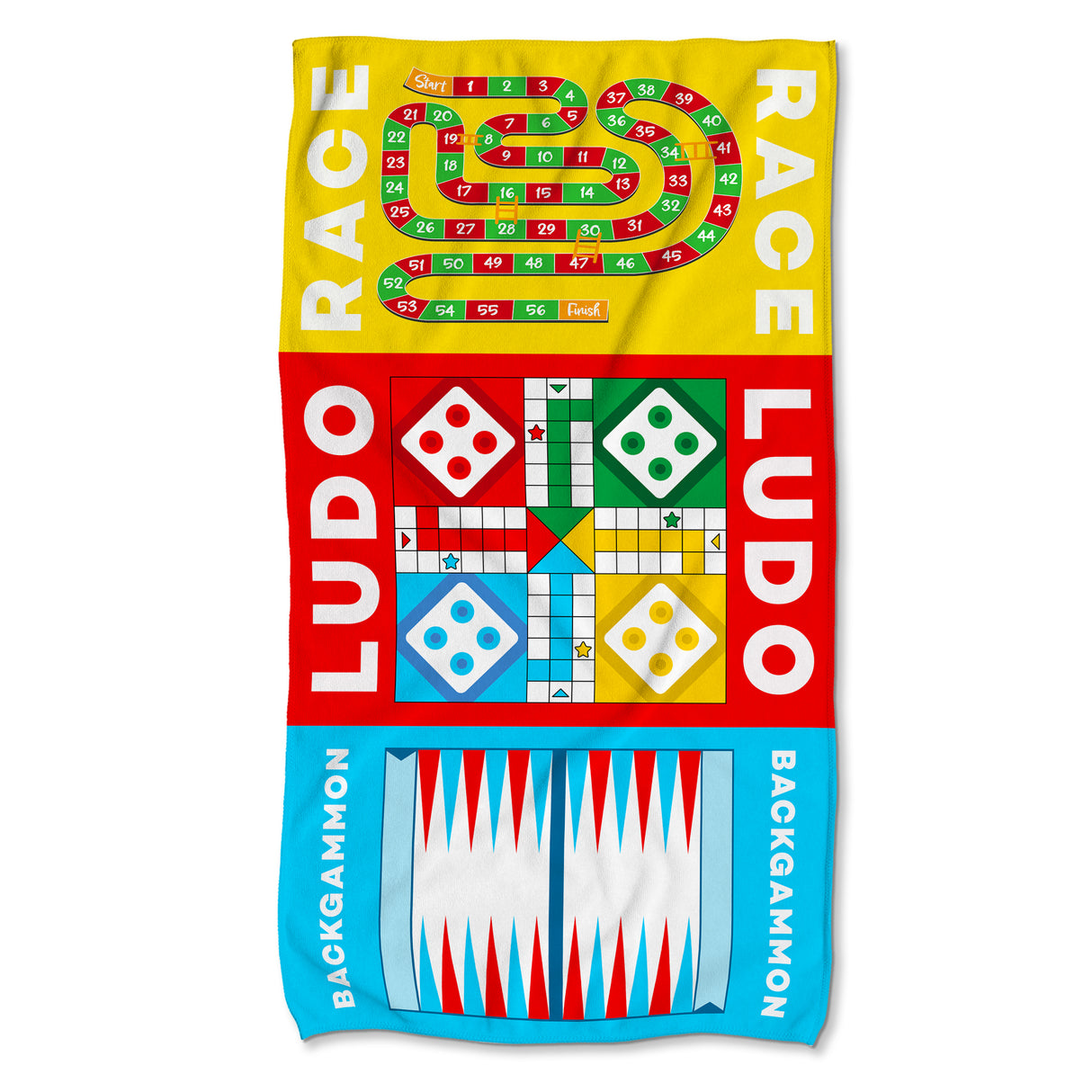 Szybkoschnący Ręcznik Plażowy GRY PLANSZOWE 150x80 cm