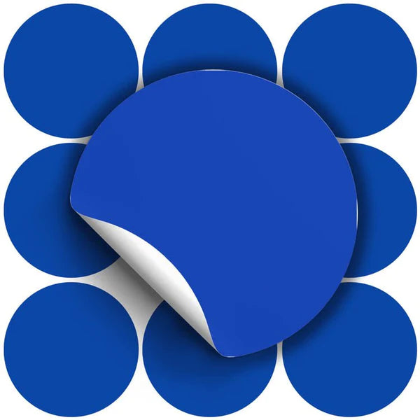 Naklejki GRANATOWE ozdobne 10szt.